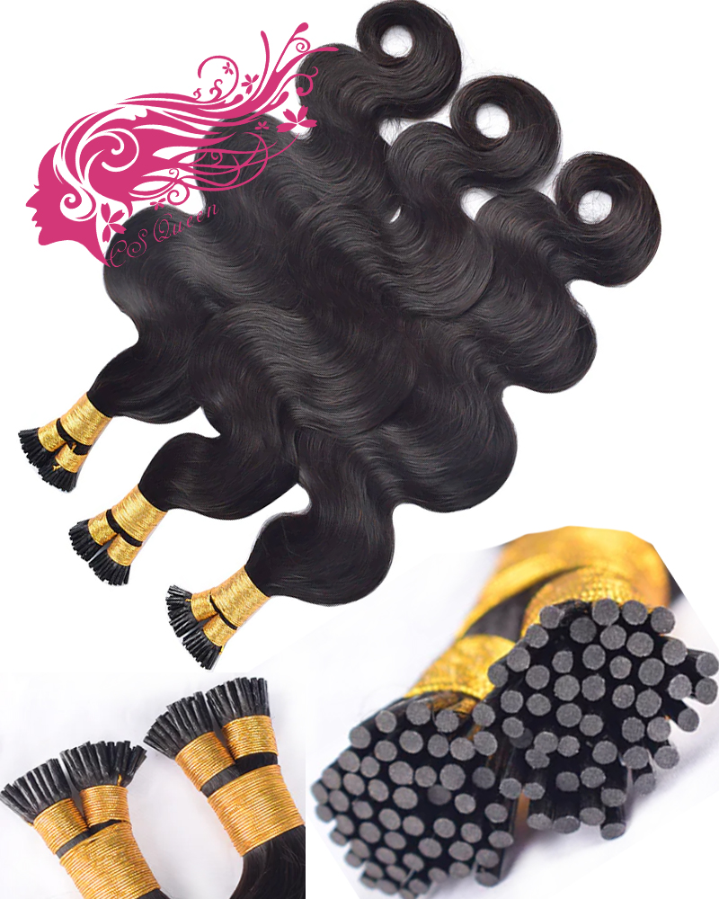 Raw Line Wave I Tip Hair Extensions 100% Real Human Hair 100g